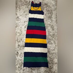 🇨🇦 HBC Striped Maxi Dress Sz small